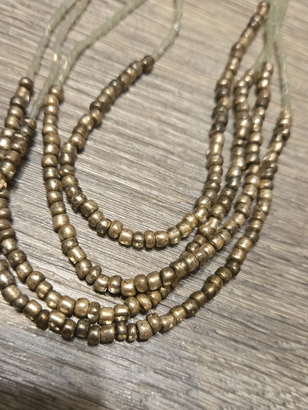 Vintage Avon Seed Bead Multistrand Necklace